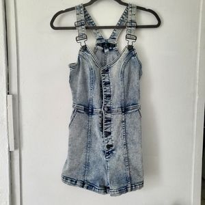 Volcom denim overalls